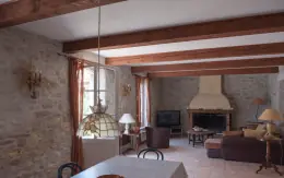 Fireplace in L'Olivier